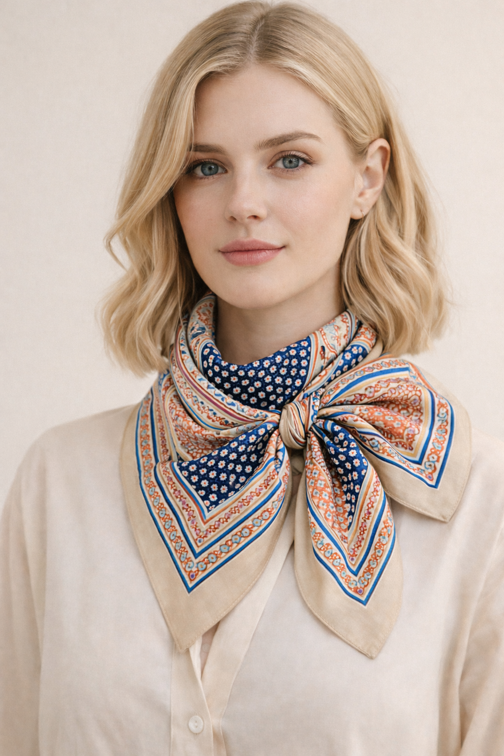 Boho Print Square Scarf - Charming Charlie
