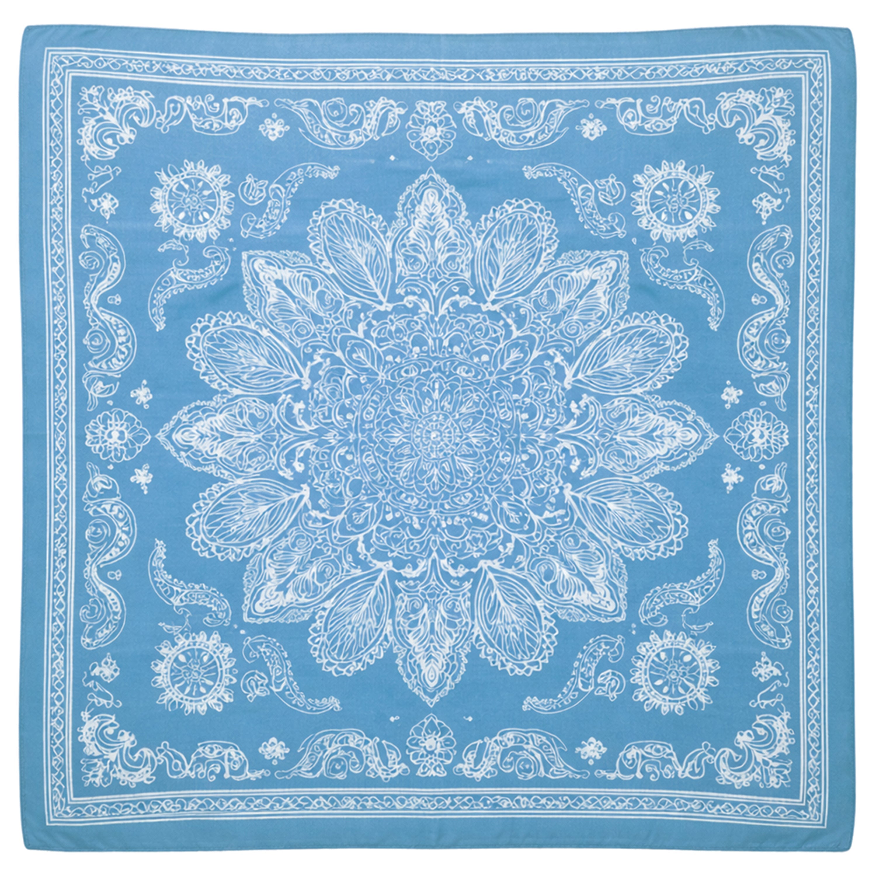 Bandana Print Square Scarf - Charming Charlie