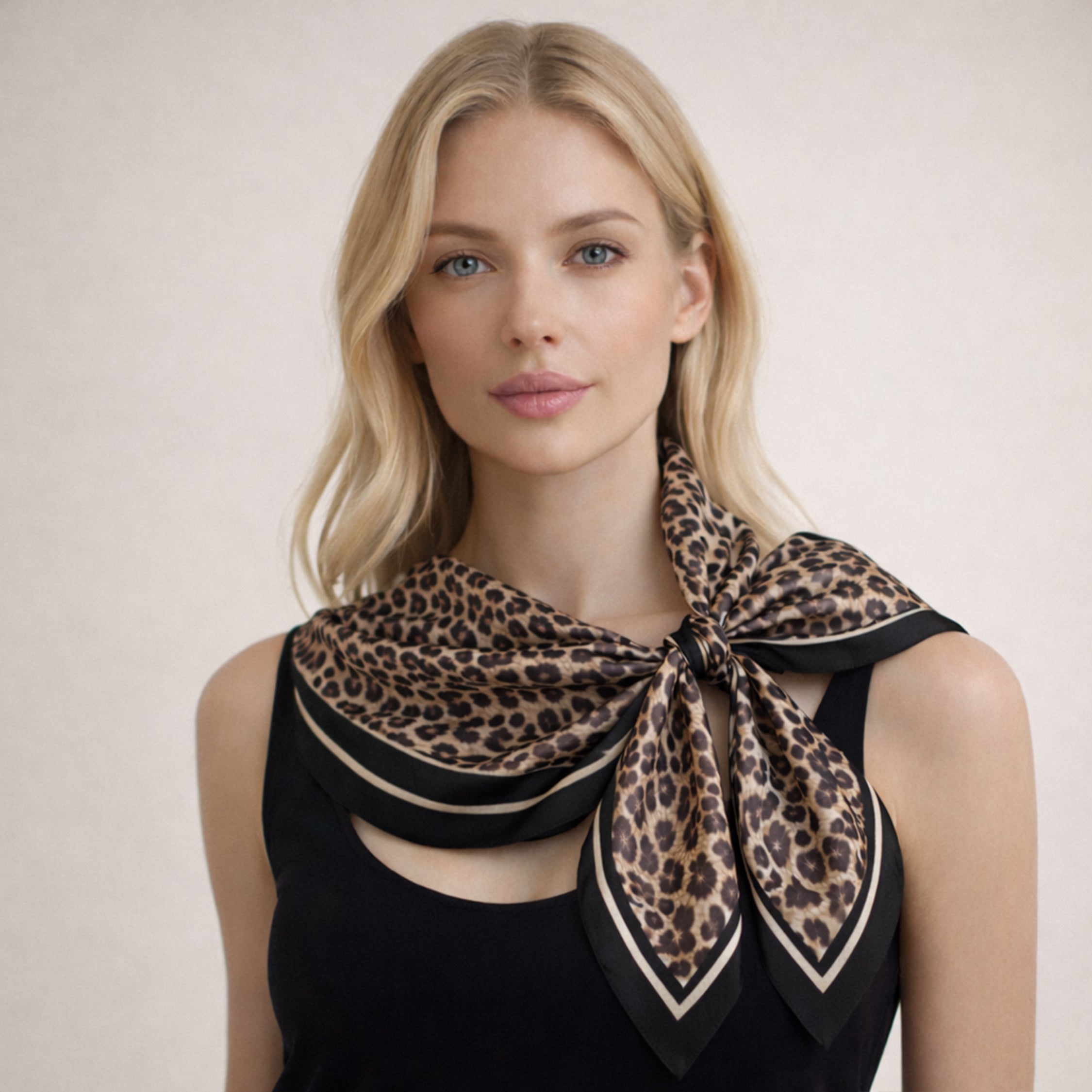 Leopard Print Square Scarf - Charming Charlie