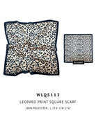Leopard Print Square Scarf - Charming Charlie