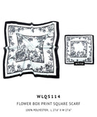 Flower Box Print Square Scarf - Charming Charlie