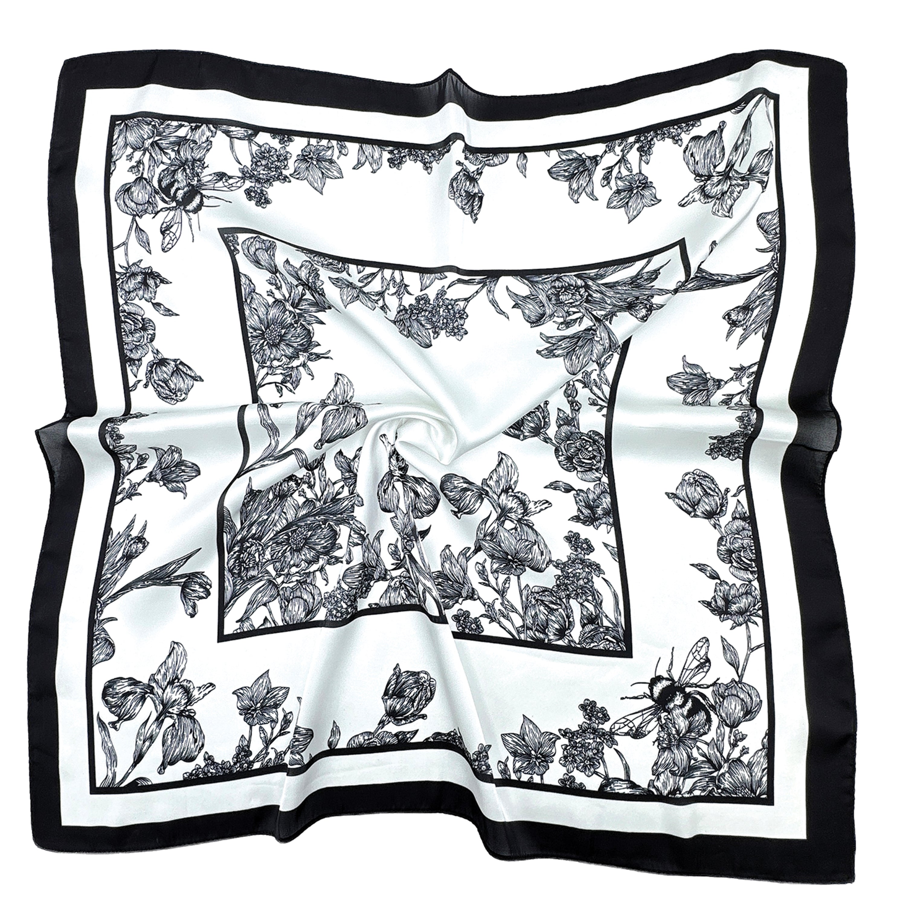 Flower Box Print Square Scarf - Charming Charlie