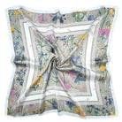 Flower Border Print Square Scarf - Charming Charlie