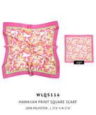 Hawaiian Print Square Scarf - Charming Charlie