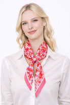 Heart Print Square Scarf - Charming Charlie