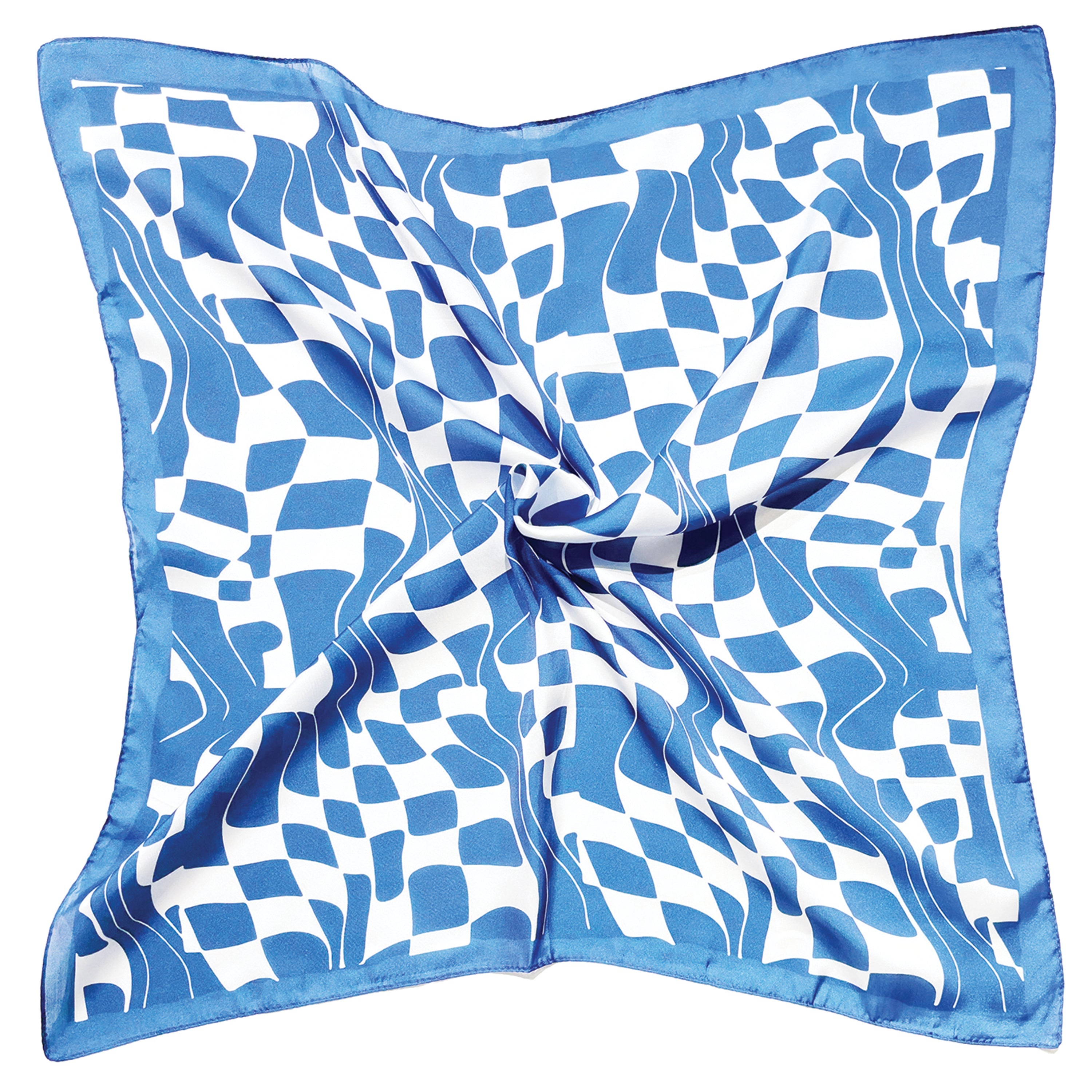 Wavy Square Print Square Scarf - Charming Charlie