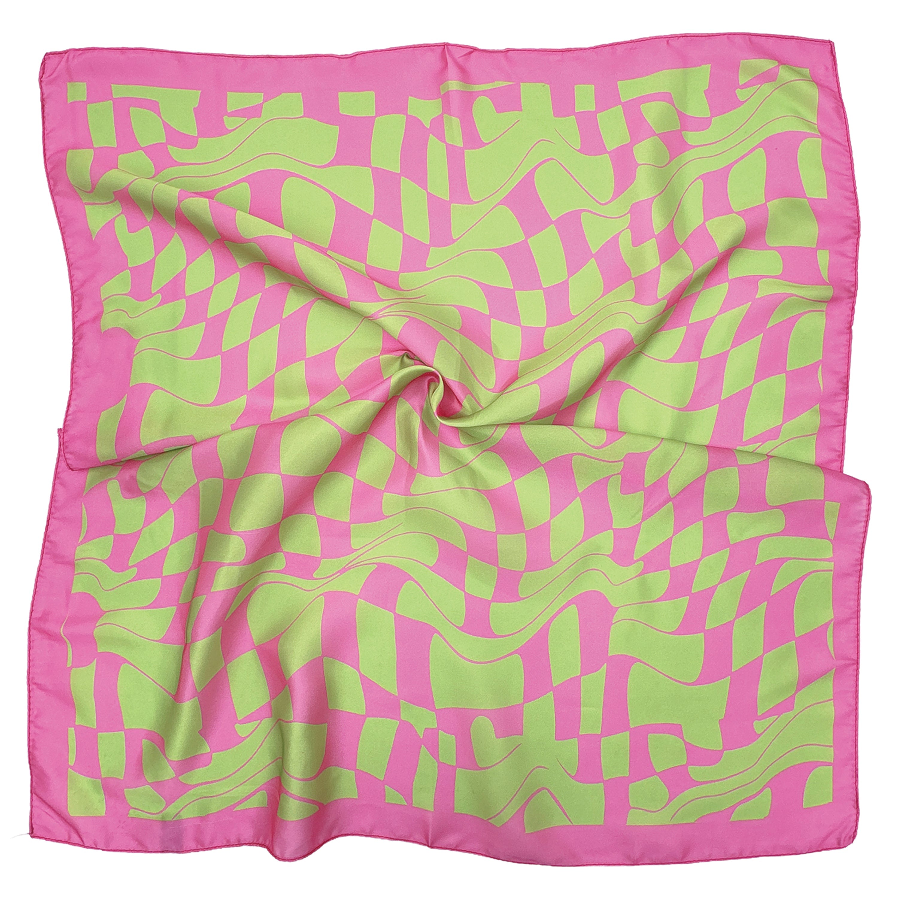 Wavy Square Print Square Scarf - Charming Charlie