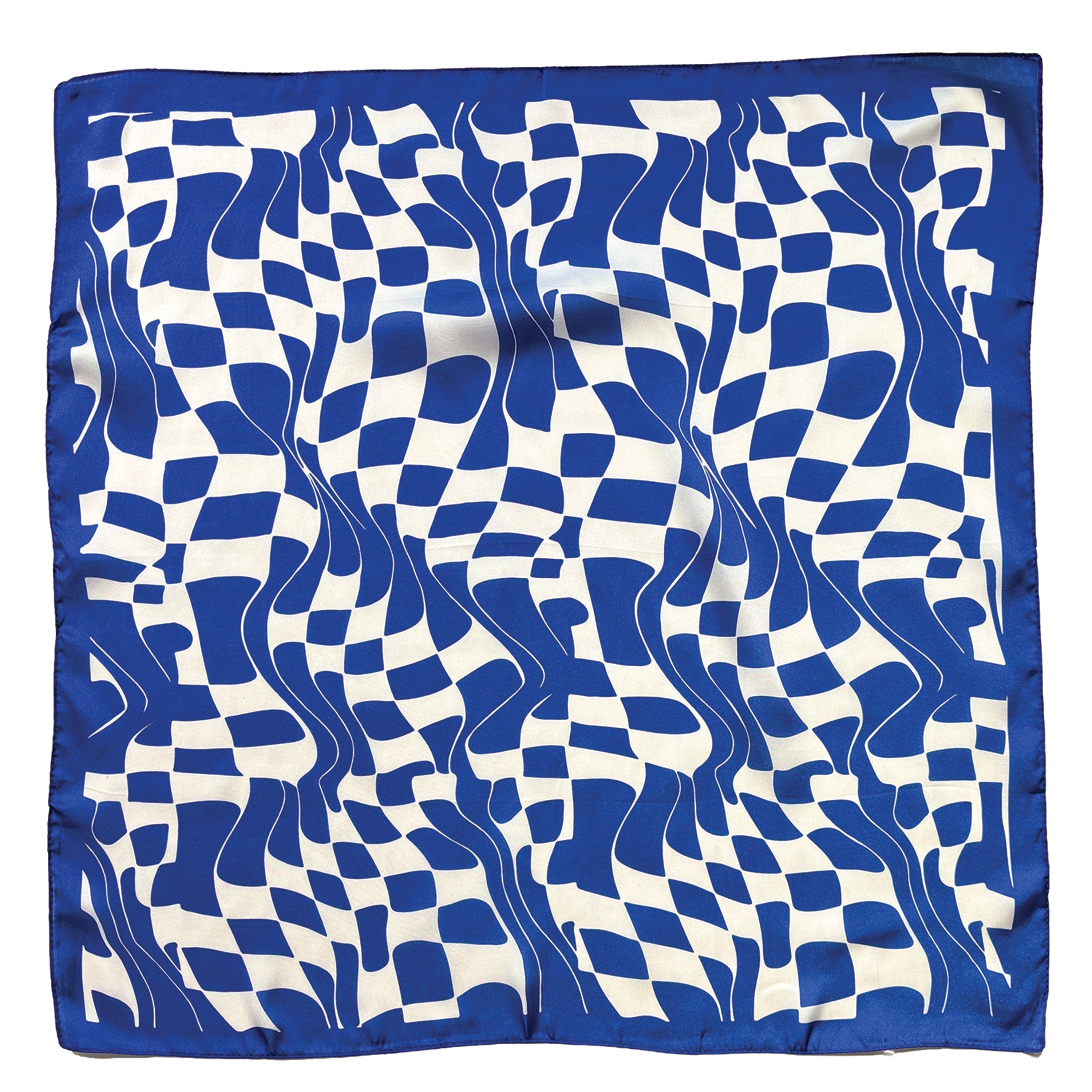 Wavy Square Print Square Scarf - Charming Charlie