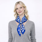 Wavy Square Print Square Scarf - Charming Charlie