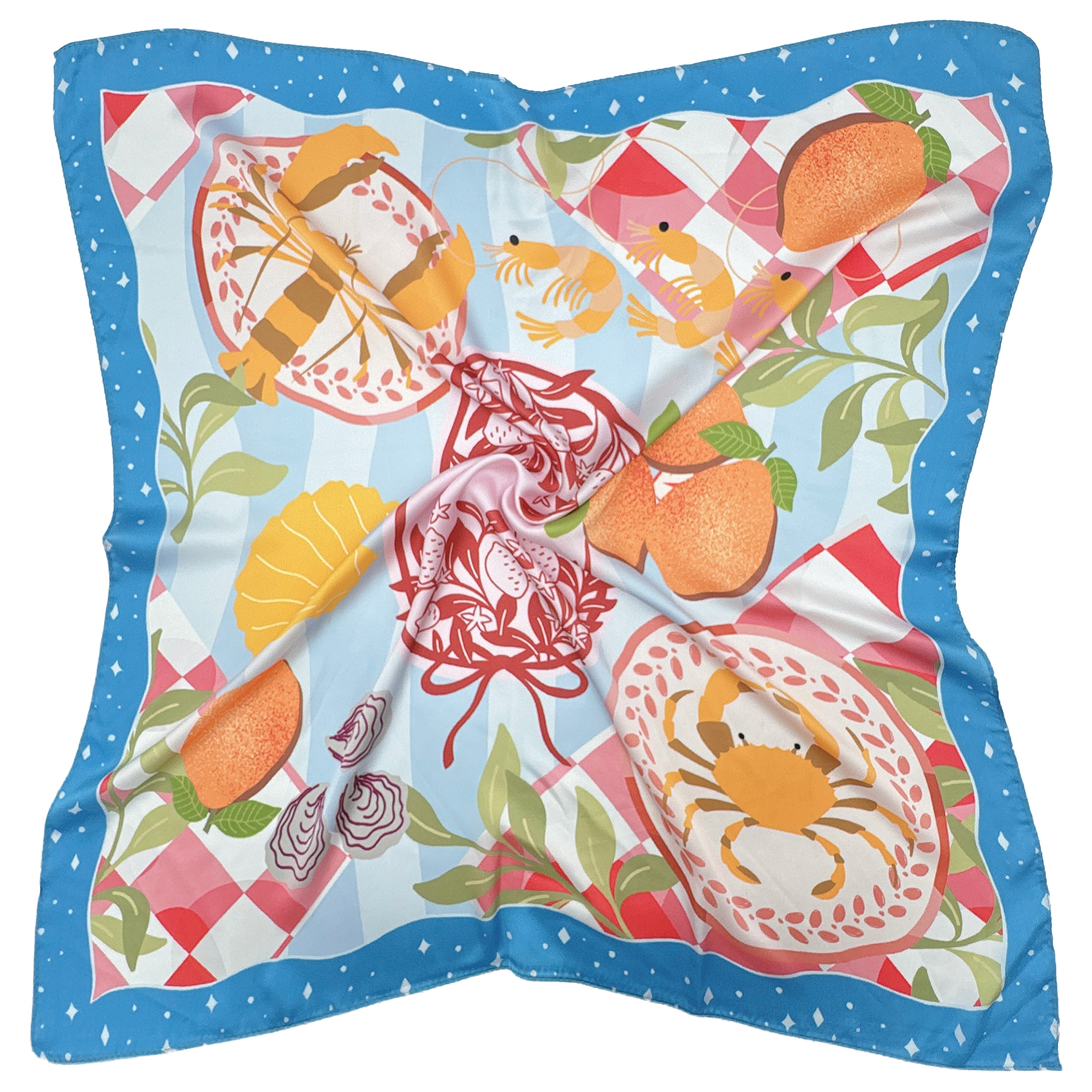 Citrus Print Square Scarf - Charming Charlie