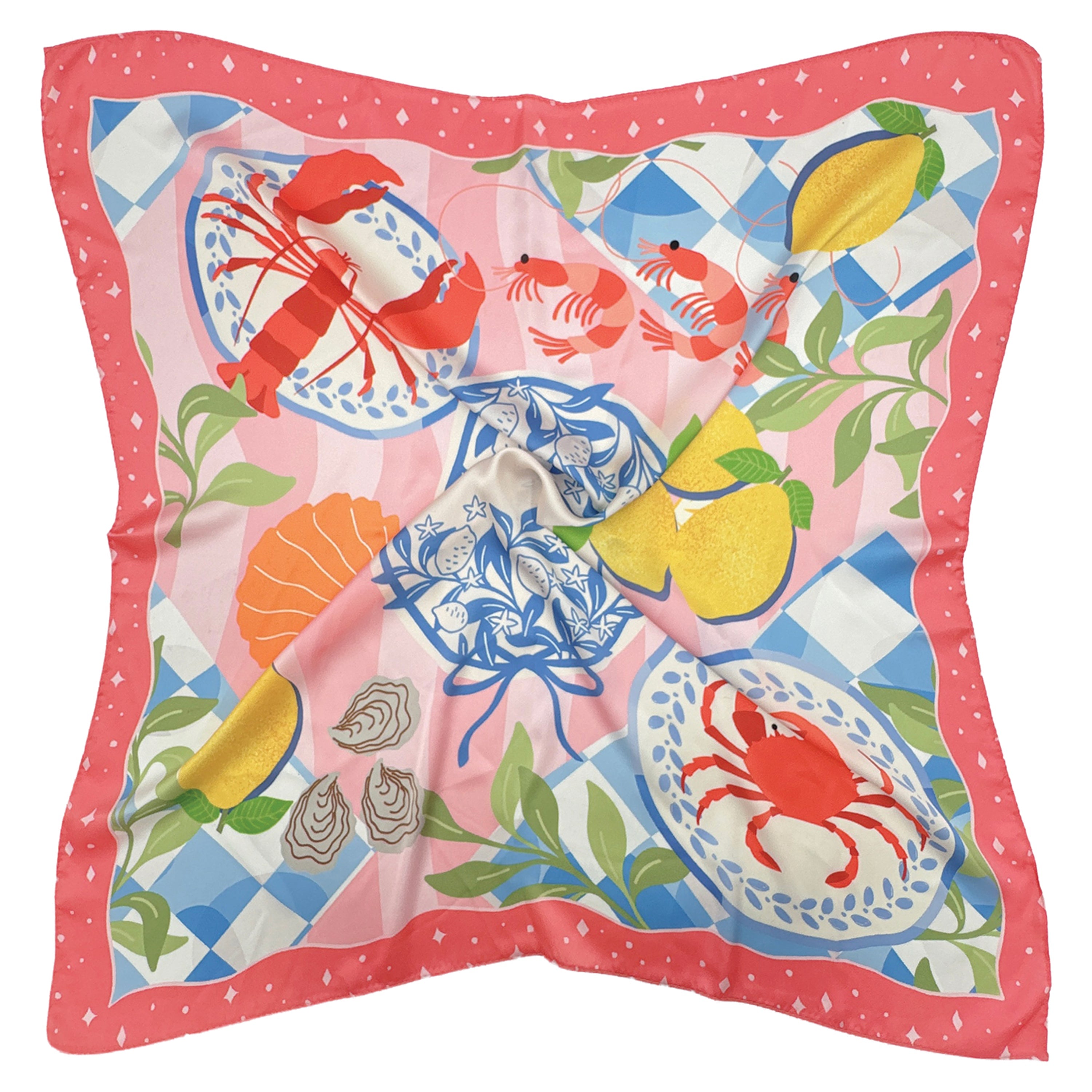 Citrus Print Square Scarf - Charming Charlie