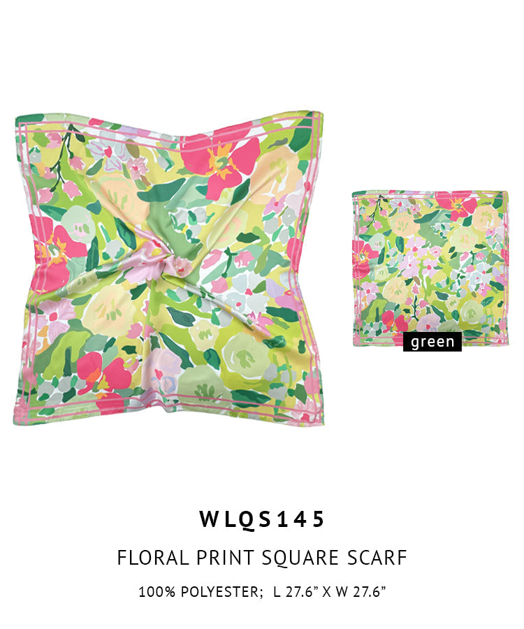 Floral Print Square Scarf - Charming Charlie