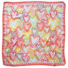 Heart Print Square Scarf - Charming Charlie