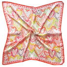 Heart Print Square Scarf - Charming Charlie