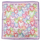 Heart Print Square Scarf - Charming Charlie