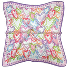 Heart Print Square Scarf - Charming Charlie