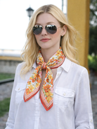 Floral Print Square Scarf - Charming Charlie