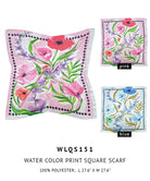Water Color Print Square Scarf - Charming Charlie