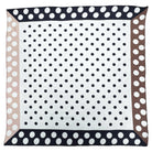 Polka Dot Border Print Square Scarf - Charming Charlie