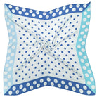 Polka Dot Border Print Square Scarf - Charming Charlie