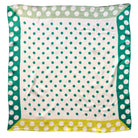 Polka Dot Border Print Square Scarf - Charming Charlie