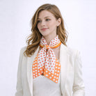Polka Dot Border Print Square Scarf - Charming Charlie
