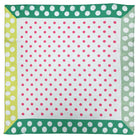 Polka Dot Border Print Square Scarf - Charming Charlie