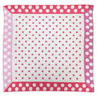 Polka Dot Border Print Square Scarf - Charming Charlie