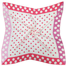 Polka Dot Border Print Square Scarf - Charming Charlie