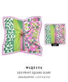 Geo Print Square Scarf - Charming Charlie
