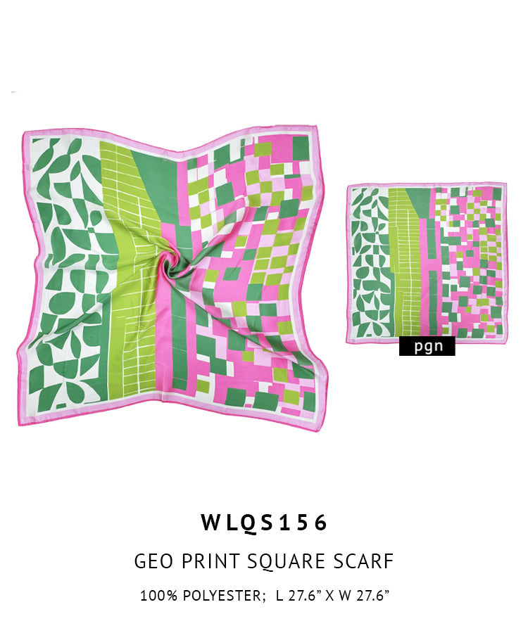 Geo Print Square Scarf - Charming Charlie