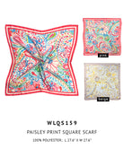 Paisley Print Square Scarf - Charming Charlie