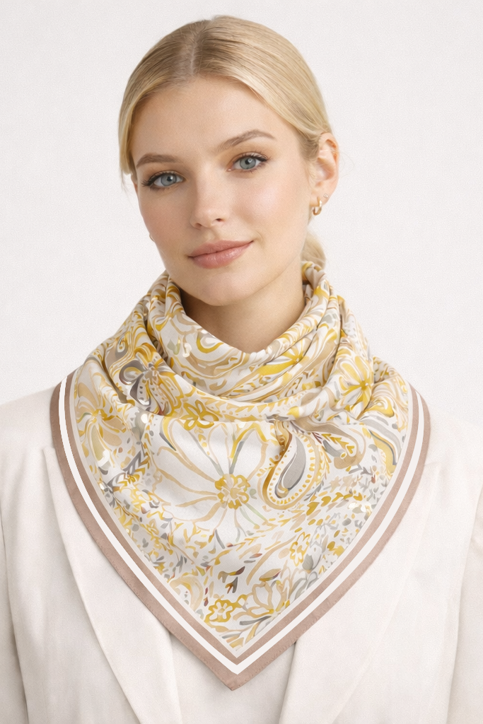 Paisley Print Square Scarf - Charming Charlie
