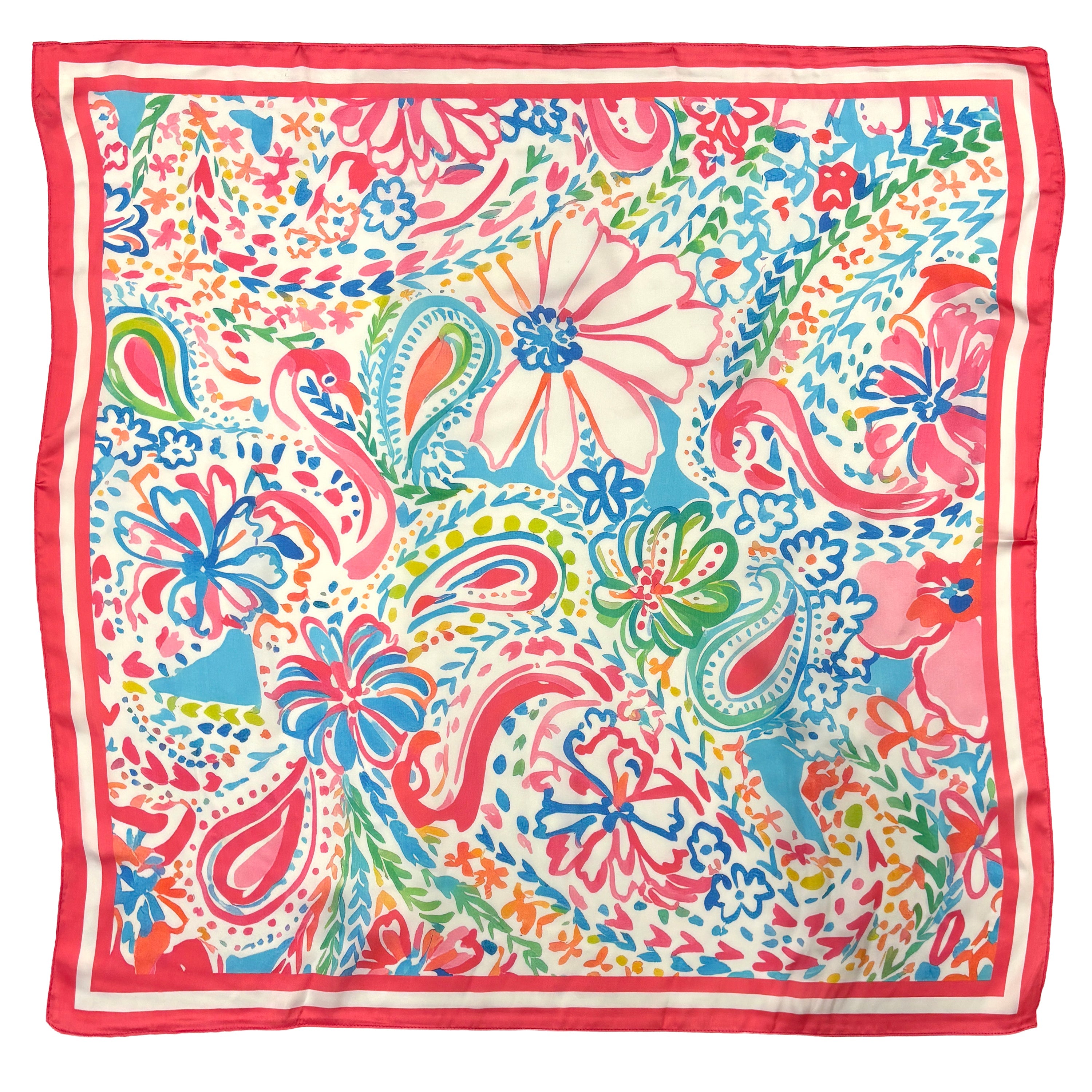 Paisley Print Square Scarf - Charming Charlie
