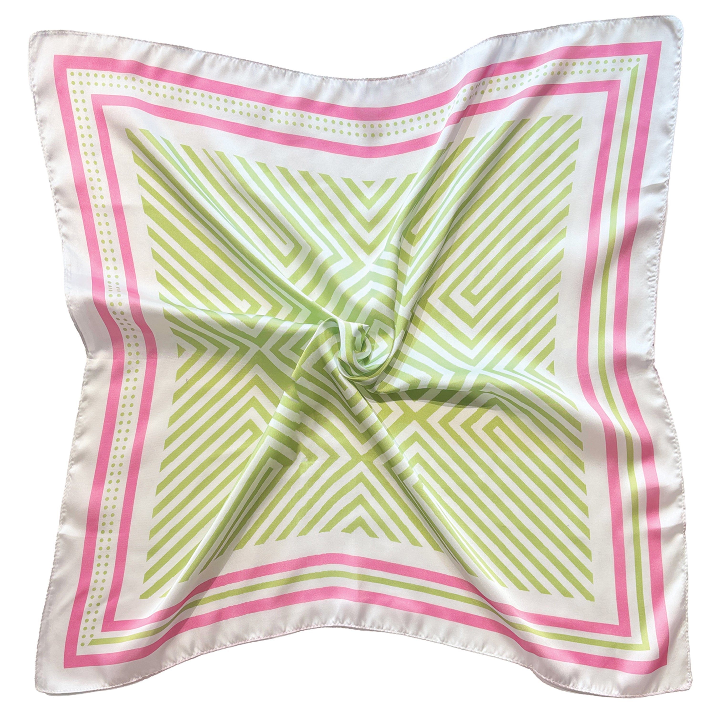 Stripe Print Square Scarf - Charming Charlie