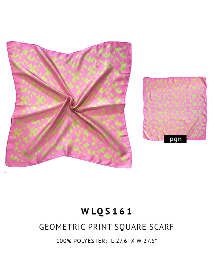 Geometric Print Square Scarf - Charming Charlie
