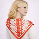 Polka Dot Print Square Scarf - Charming Charlie