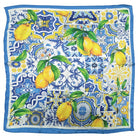Lemon Print Square Scarf - Charming Charlie