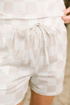 Waiting There for You Checkered Top and Bottom Set - Charming Charlie