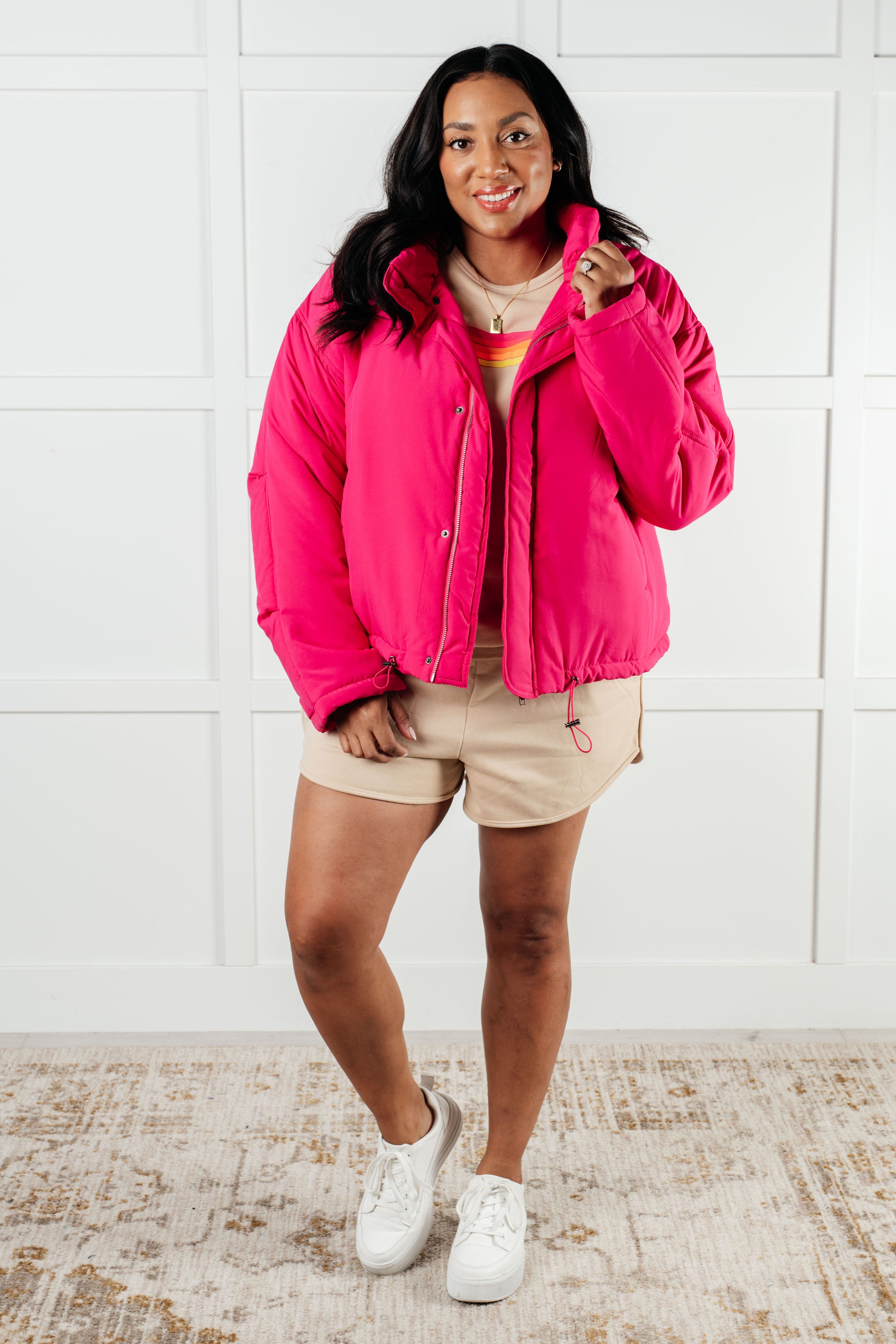 Warm Regards Puffer Jacket - Charming Charlie