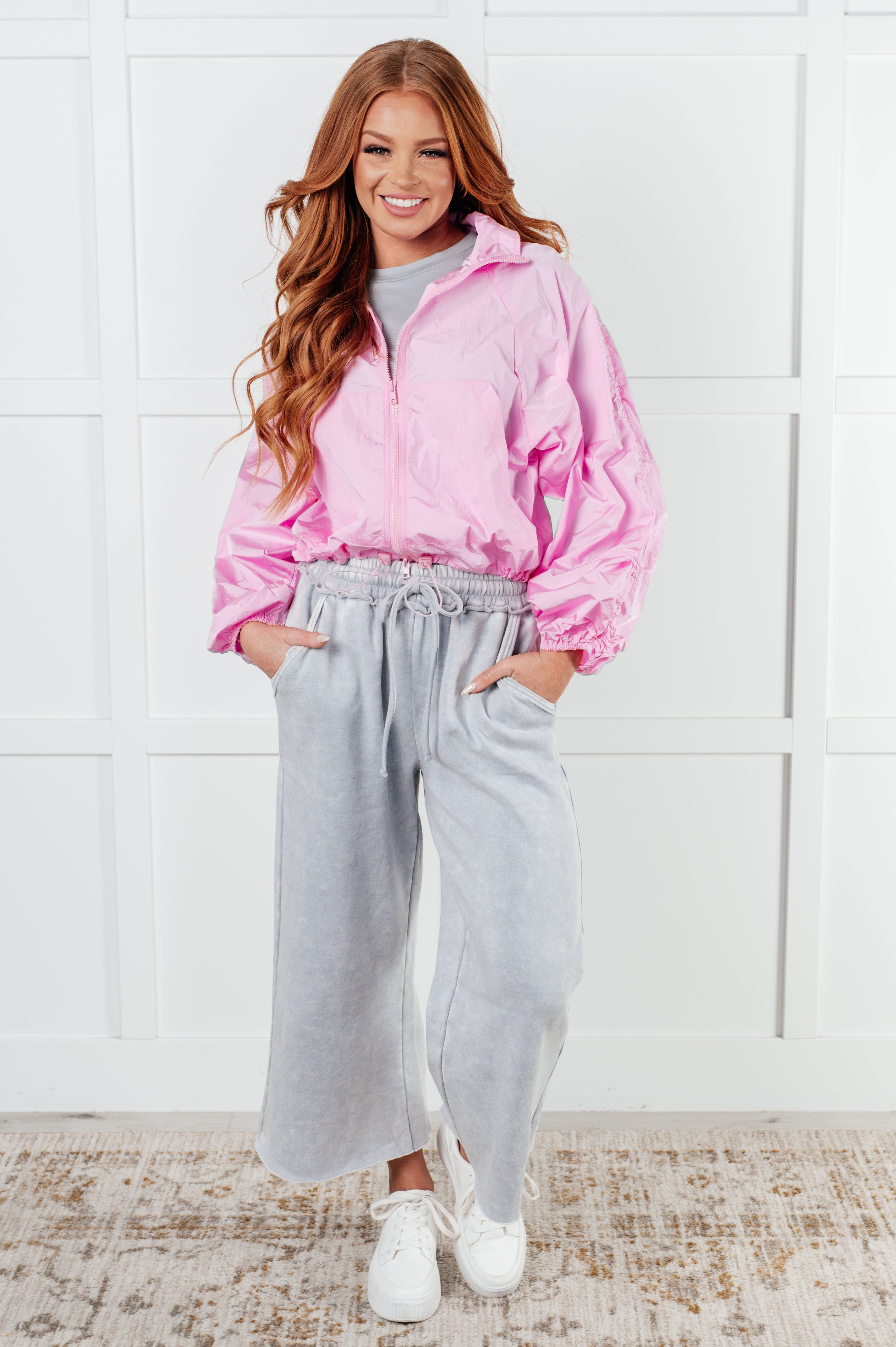 Weak in the Knees Windbreaker - Charming Charlie
