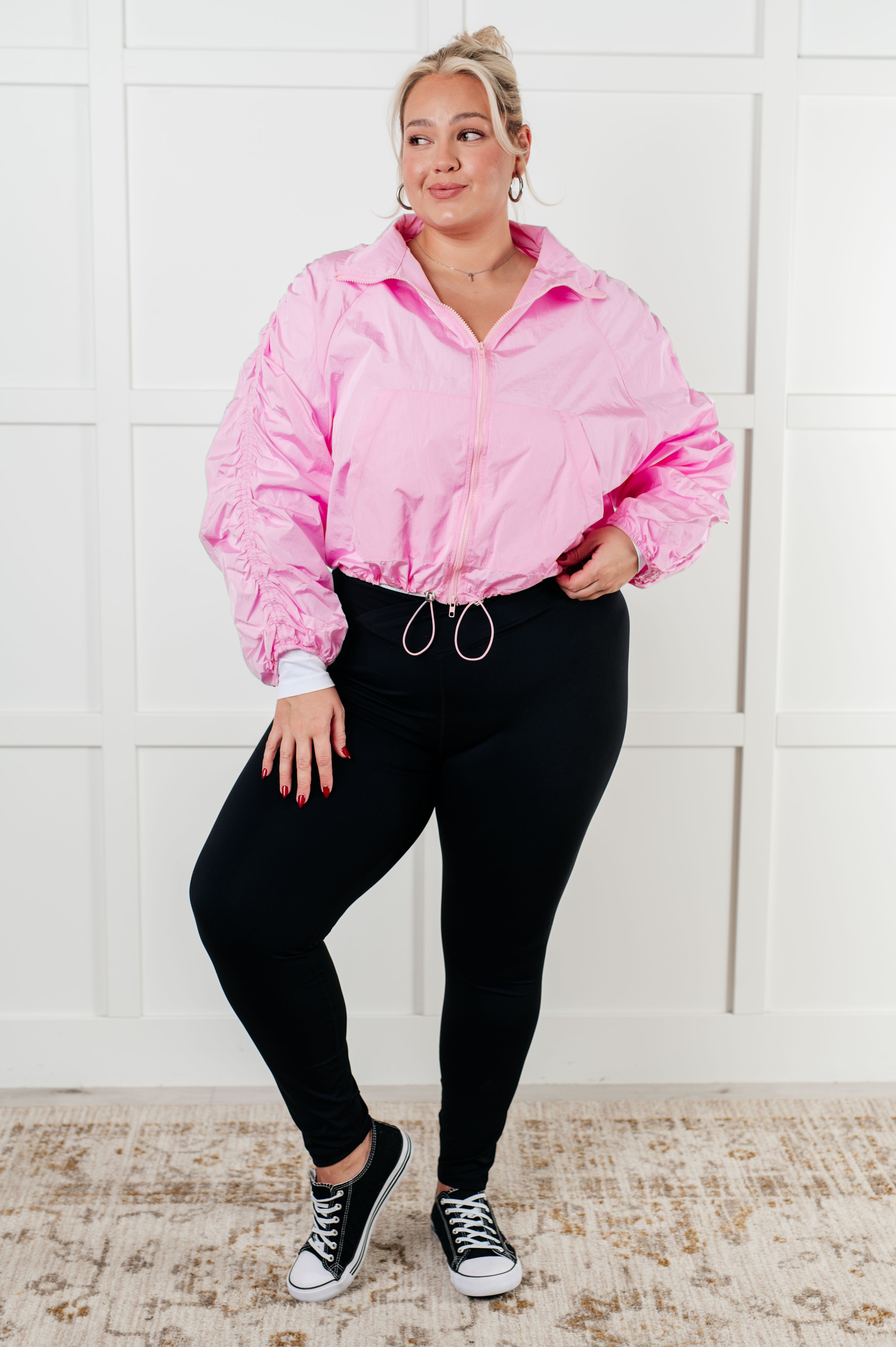 Weak in the Knees Windbreaker - Charming Charlie