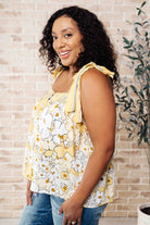 What's Happening Here Floral Tank - Charming Charlie