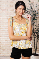 What's Happening Here Floral Tank - Charming Charlie