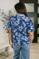 Wheels Are in Motion Puff Sleeve Floral Blouse - Charming Charlie