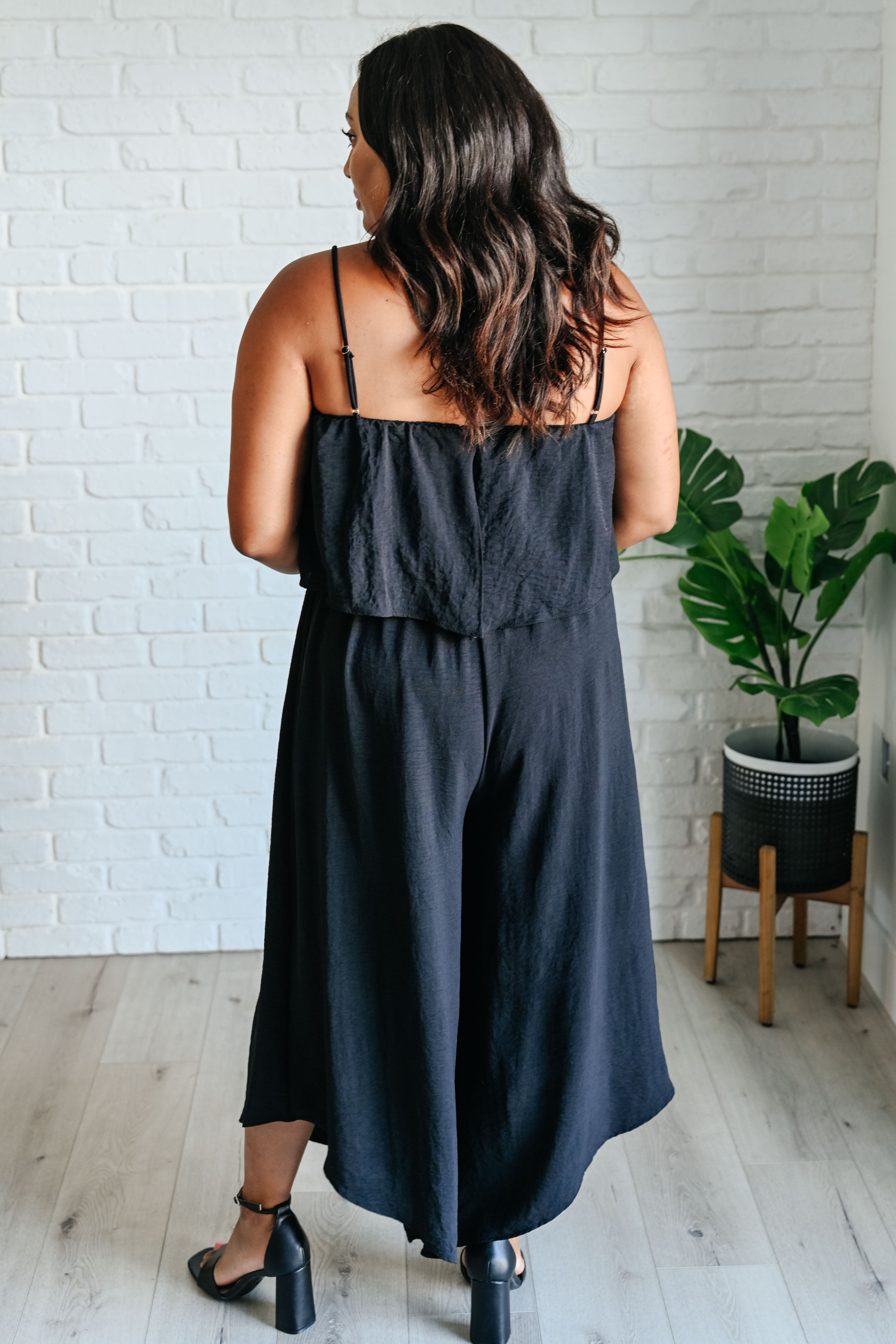 When All is Said and Done Spaghetti Strap Jumpsuit - Charming Charlie