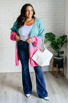 When We're Grooving Open Front Cardigan - Charming Charlie