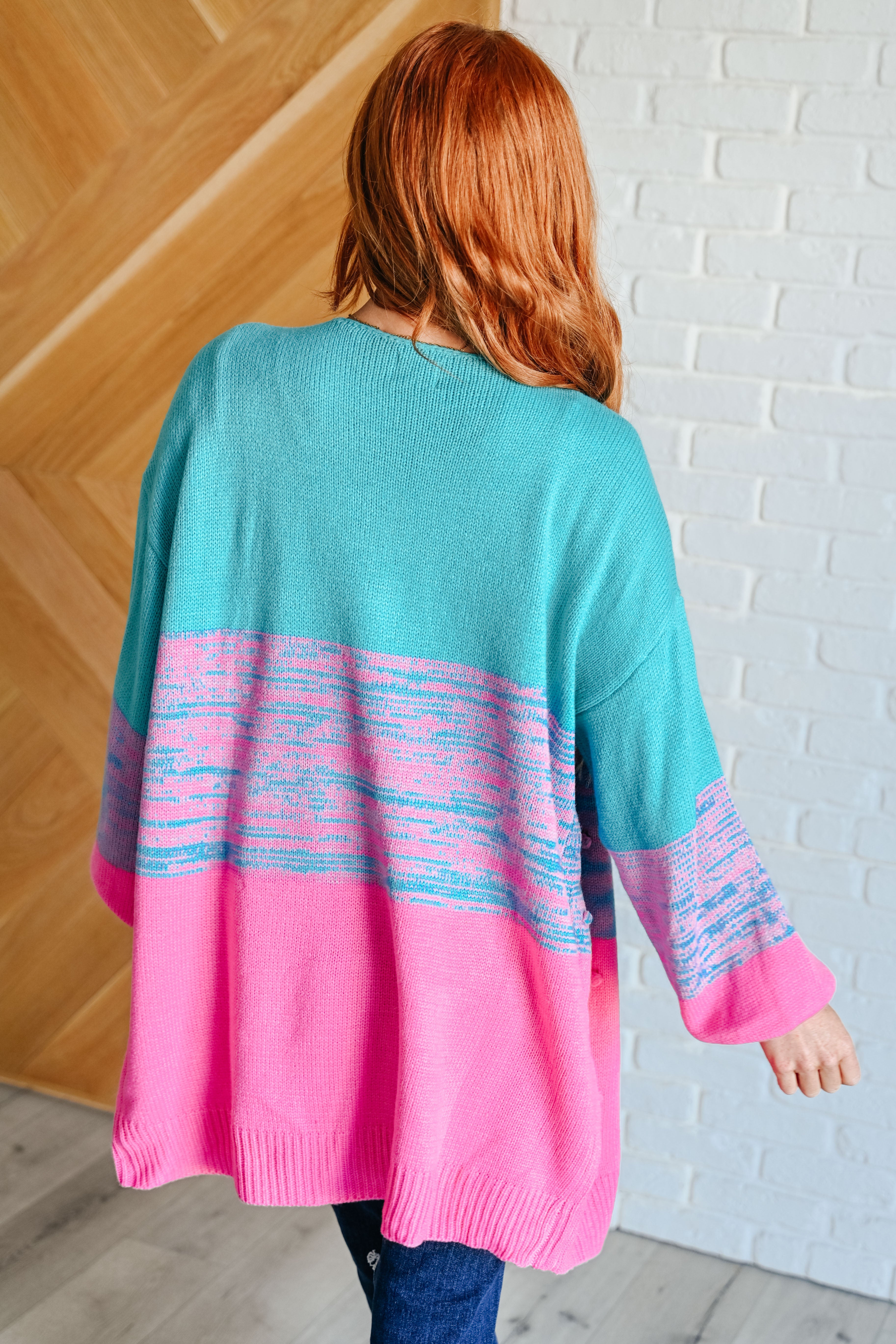 When We're Grooving Open Front Cardigan - Charming Charlie