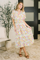 Wherever I Go Notch Neck Dress - Charming Charlie
