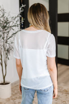 Which Choice Layered Mesh Top - Charming Charlie